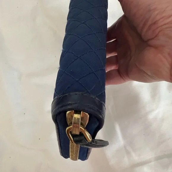 Prada Navy Quilted Accessory